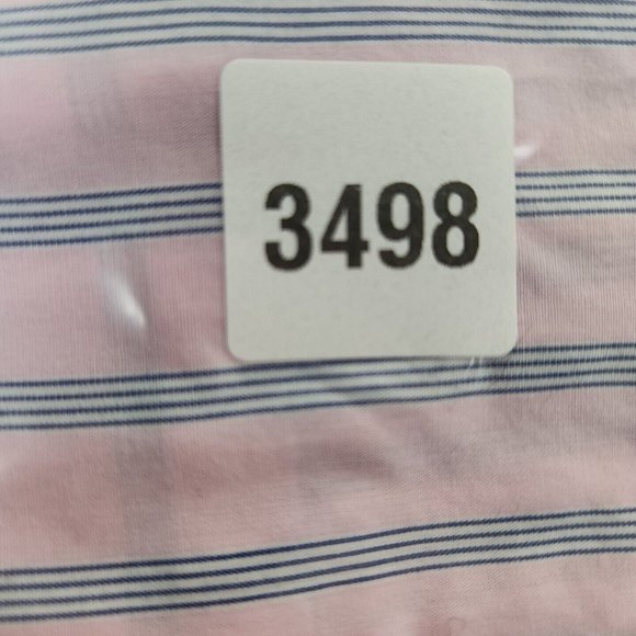 Banana Republic Women's 3/4 Sleeve Button Up Top Button Back Pink Striped Size 2 - Picture 13 of 13